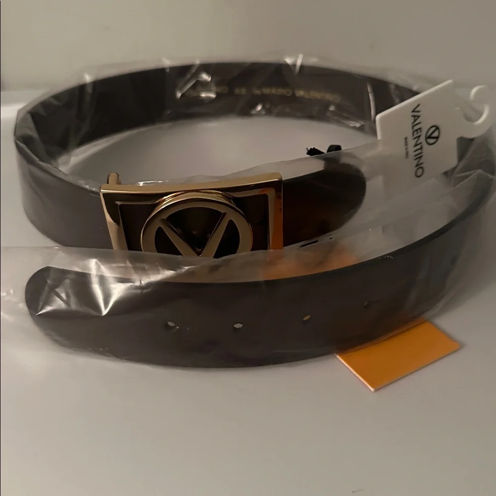 Valentino by Mario Valentino Dolly Leather Belt